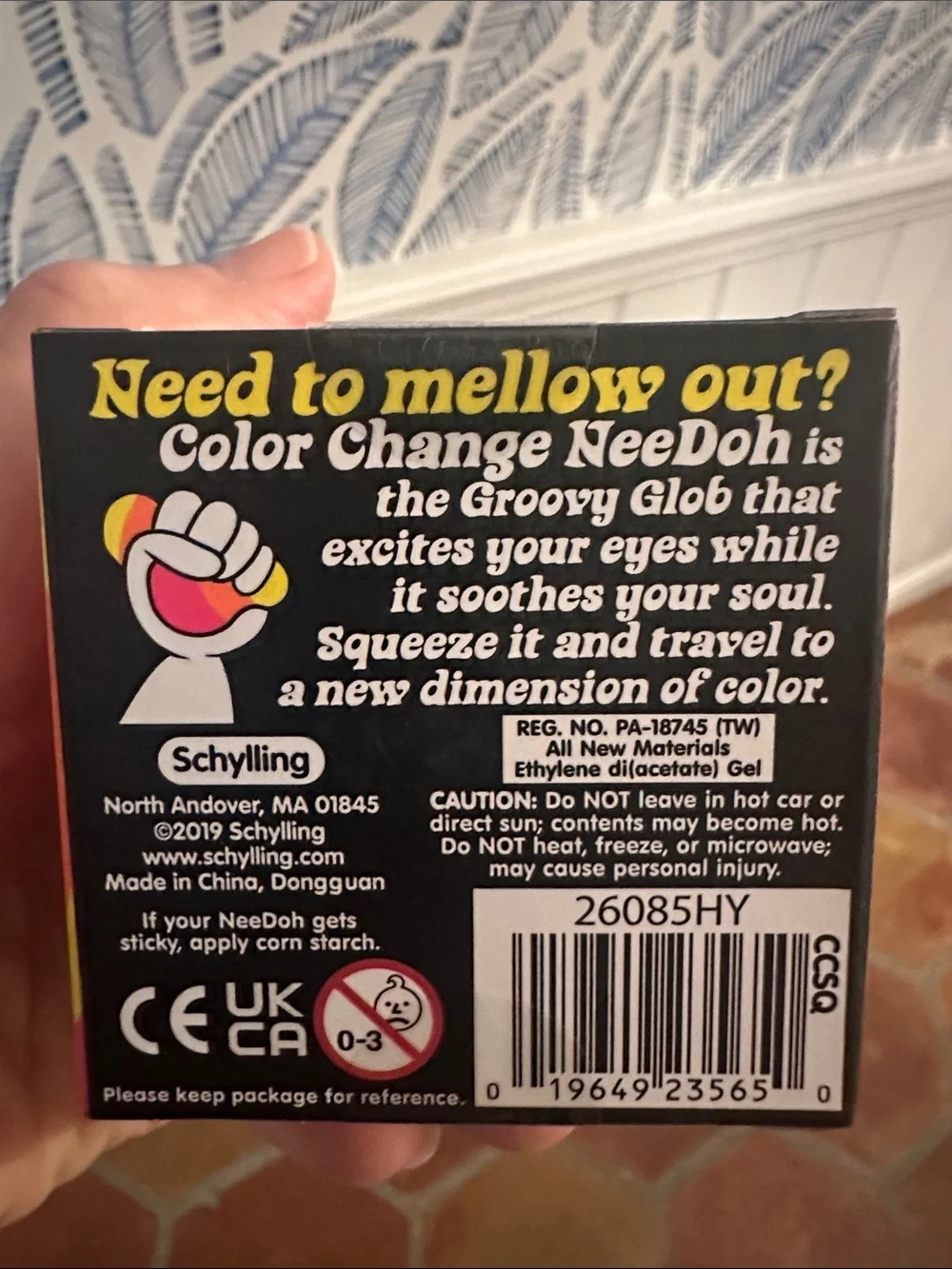 Schylling NeeDoh Color Change Sensory Ball - Pink